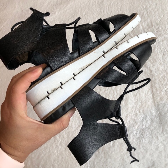 {Söfft} Black Leather Sandals - Picture 5 of 7